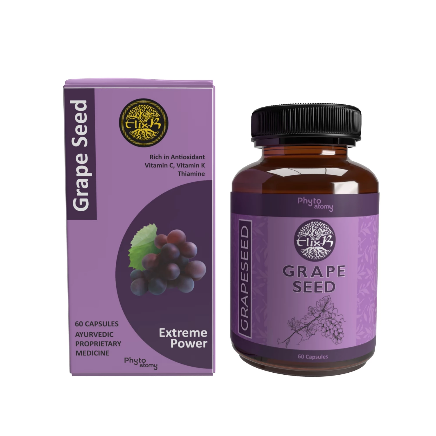 SCBV B2B Grape Seed (60 Capsule)-6 Pcs.